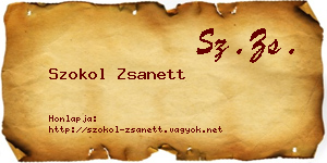 Szokol Zsanett névjegykártya